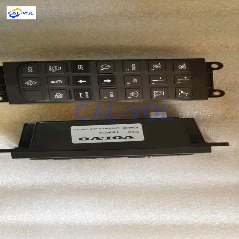 Air conditioner control panel for volvo loaders excavators